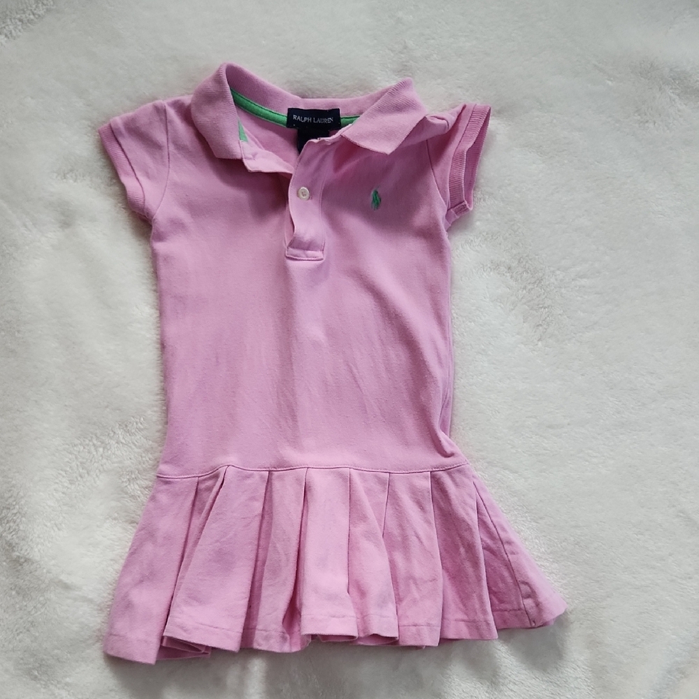 Ralph Lauren Pink Polo Dress for Kids, Sz 2T